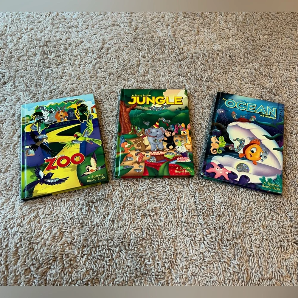 Set of Three Children's Puzzle Books